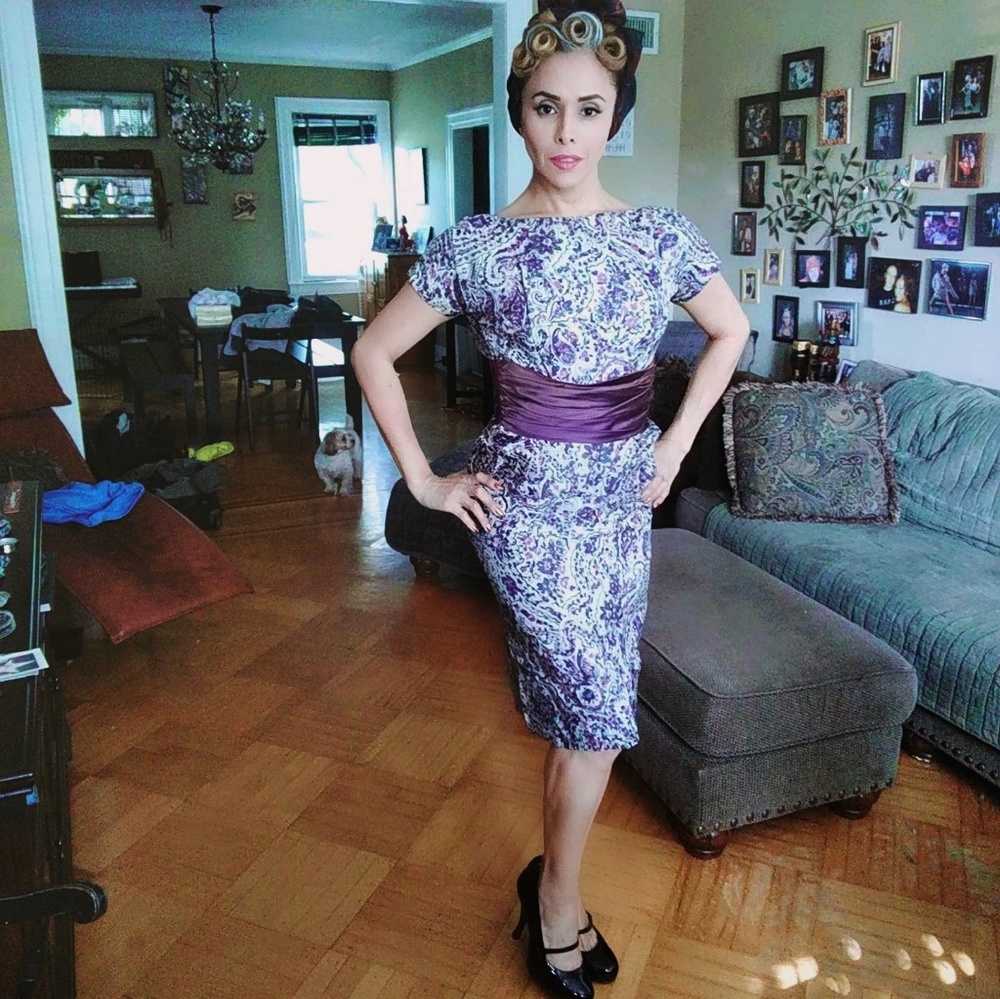 TRUE VINTAGE 1950s dress by Mr. Mort